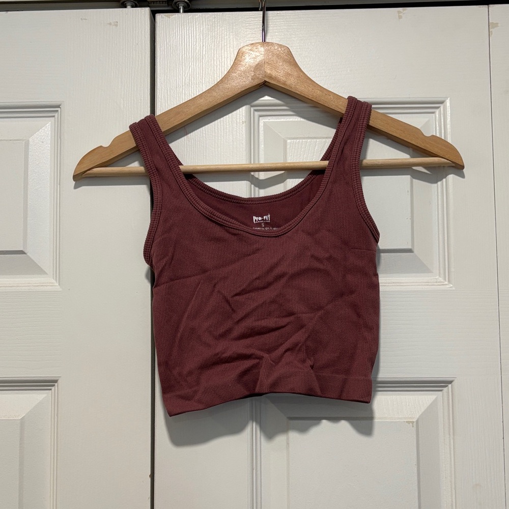 Stylish Maroon Crop Top